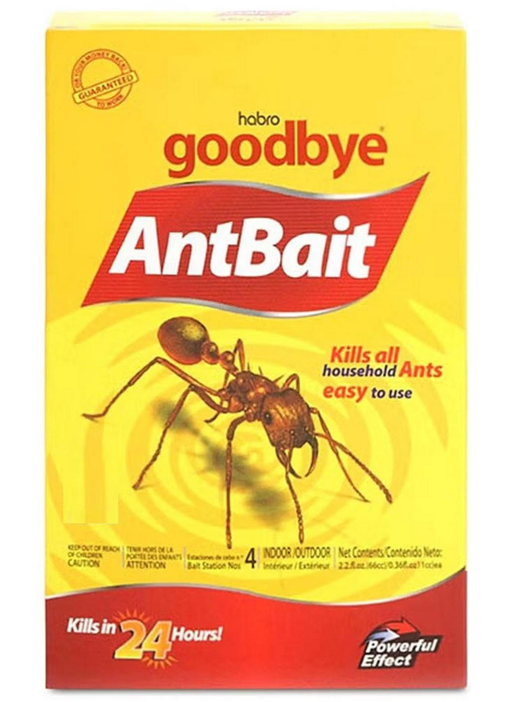 Habro GoodBye Ant Bait 4 Bait Stations Kills All Household Ants